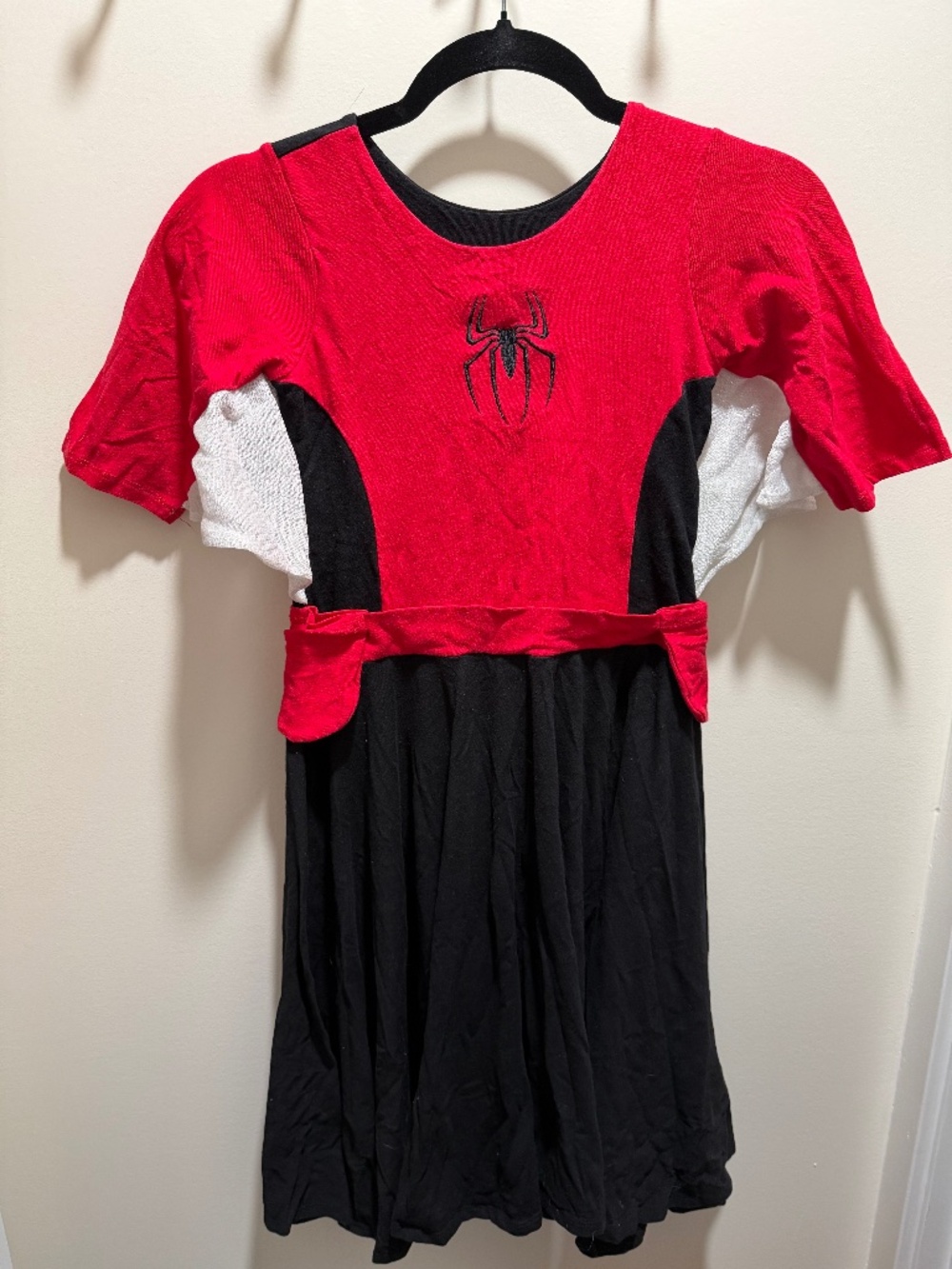 Placard Originals Spiderman-Inspired Red & Black Costume Dress Size 14